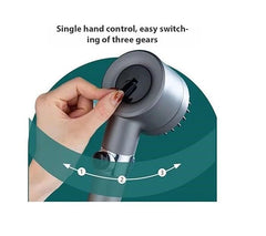 High Pressure Hair Dryer-Shaped Shower Head UAE | 3-Mode Spa Massage Shower Head