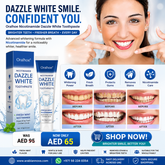 Oralhoe Nicotinamide Dazzle White Toothpaste 100g UAE | Whitening Toothpaste for Fresh Breath