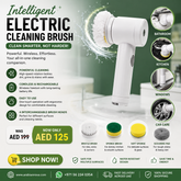 Intelligent Electric Cleaning Brush UAE | USB Rechargeable Waterproof Scrubber for Kitchen & Home