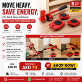 Heavy Duty Furniture Mover UAE | Furniture Lifter & Moving Tool Set 330.7lbs