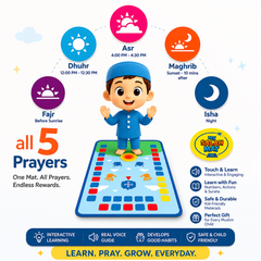 Interactive Islamic Prayer Mat for Children UAE | Kids Salah Learning Mat