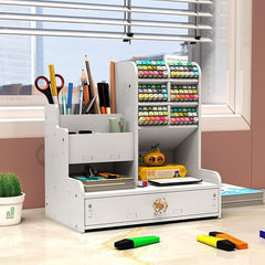 Desktop Multifunctional Storage Box Organizer UAE | Desk Organizer with Drawer