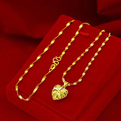 Heart Shaped Memorial Necklace UAE | Personalized Remembrance Pendant Gift