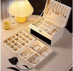 Luxury Multi-Layer Jewelry Storage Box UAE | Premium Jewelry Organizer with Drawers