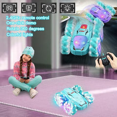 Stunt Storm Remote Control Car — 360° Stunt Racing RC Toy for Kids