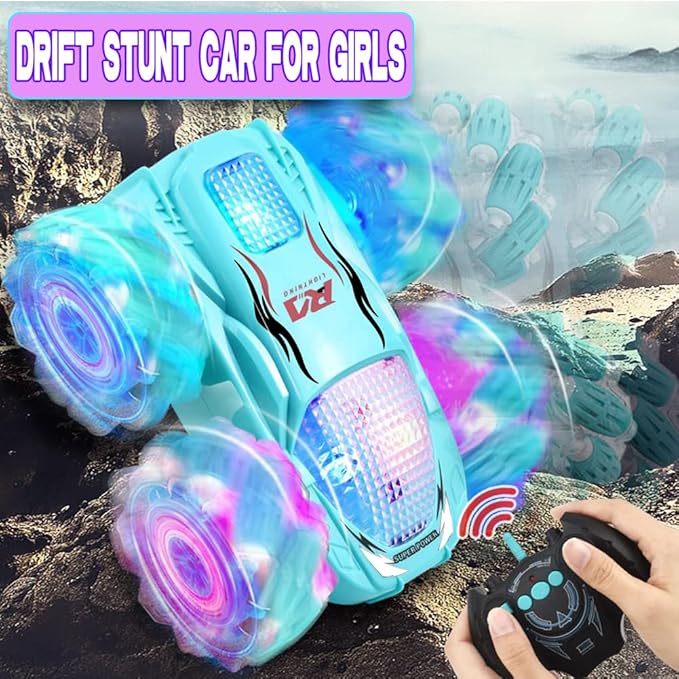 Stunt Storm Remote Control Car — 360° Stunt Racing RC Toy for Kids