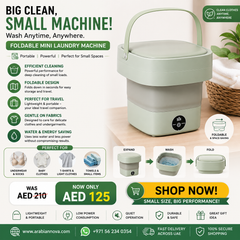Foldable Mini Laundry Machine UAE | Portable Washing Machine for Travel & Small Spaces