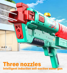 Tiger Shark Electric Water Gun – 1300ml Auto Water Blaster for Outdoor Battles