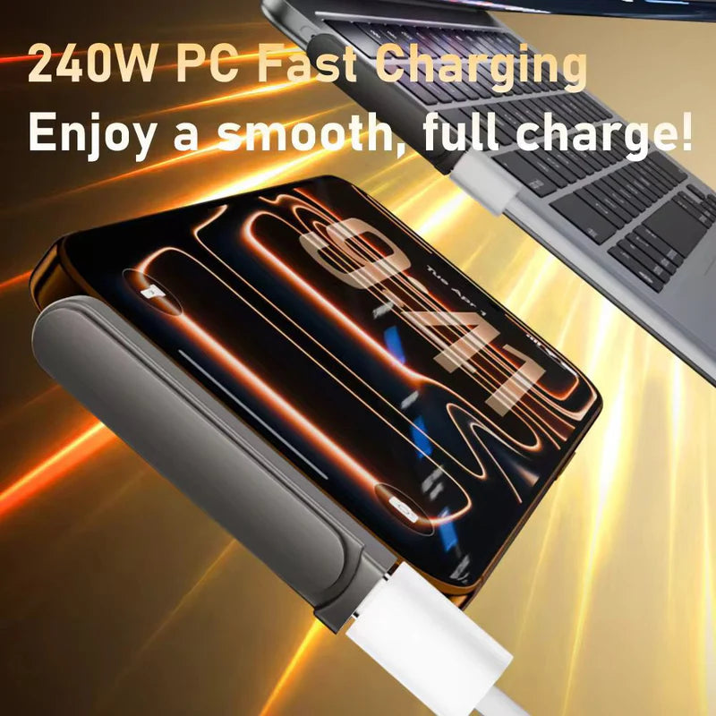 Folding Phone Stand Charging Adapter 240W UAE | USB-C Fast Charging & Data Transfer Adapter