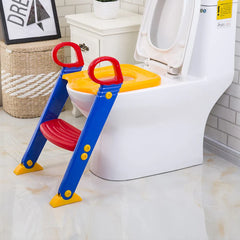 Children's Toilet Training Ladder Seat UAE | Foldable Potty Training Seat with Steps