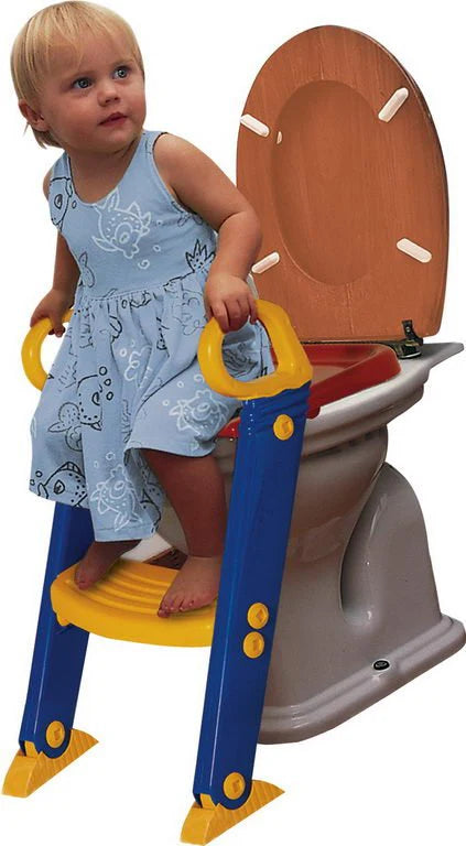 Children's Toilet Training Ladder Seat UAE | Foldable Potty Training Seat with Steps