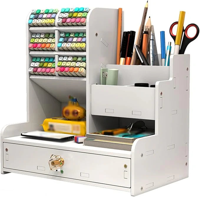 Desktop Multifunctional Storage Box Organizer UAE | Desk Organizer with Drawer