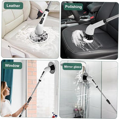 Electric Extendable Power Scrubber UAE | Multi-Head Bathroom & Kitchen Cleaning Brush