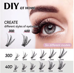 DIY Eyelash Cluster Kit UAE | Reusable Lash Extension Kit for Natural &amp; Dramatic Looks