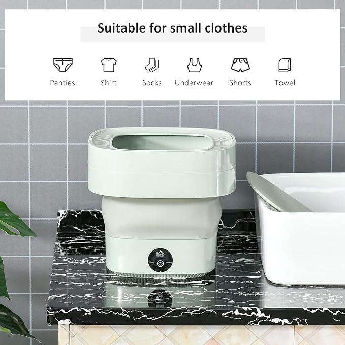 Foldable Mini Laundry Machine UAE | Portable Washing Machine for Travel & Small Spaces