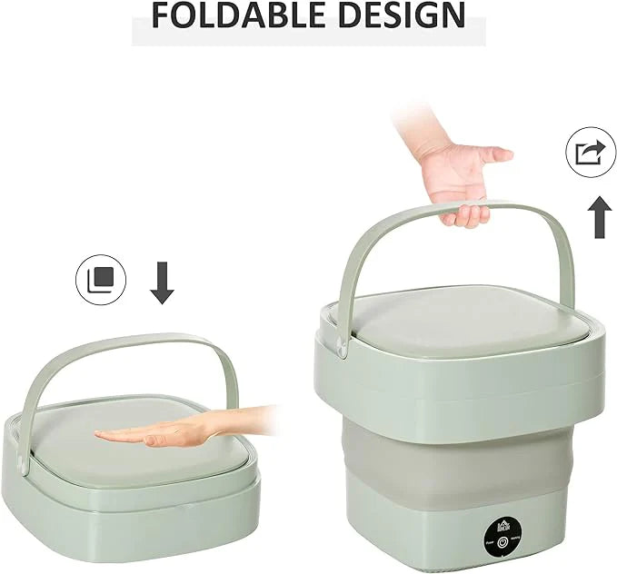 Foldable Mini Laundry Machine UAE | Portable Washing Machine for Travel & Small Spaces