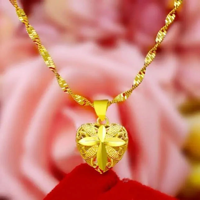 Heart Shaped Memorial Necklace UAE | Personalized Remembrance Pendant Gift