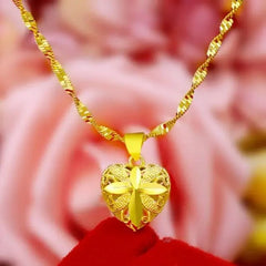 Heart Shaped Memorial Necklace UAE | Personalized Remembrance Pendant Gift