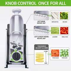 Manual Vegetable Cutter UAE | 4-in-1 Adjustable Mandoline Slicer