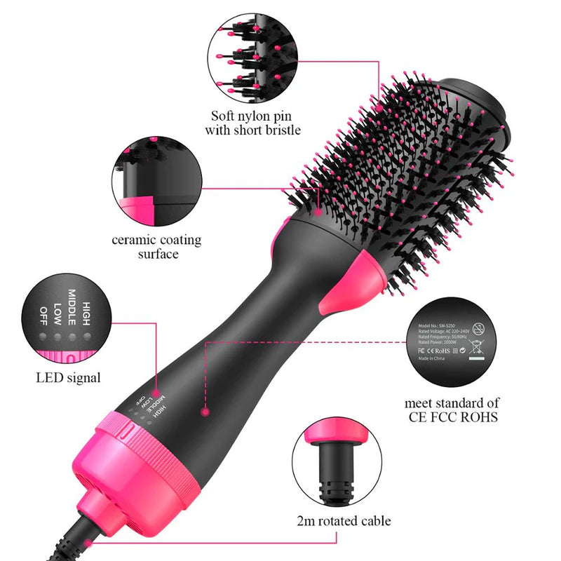 One Step Hot Air Brush UAE | 4-in-1 Hair Dryer & Volumizer Styler