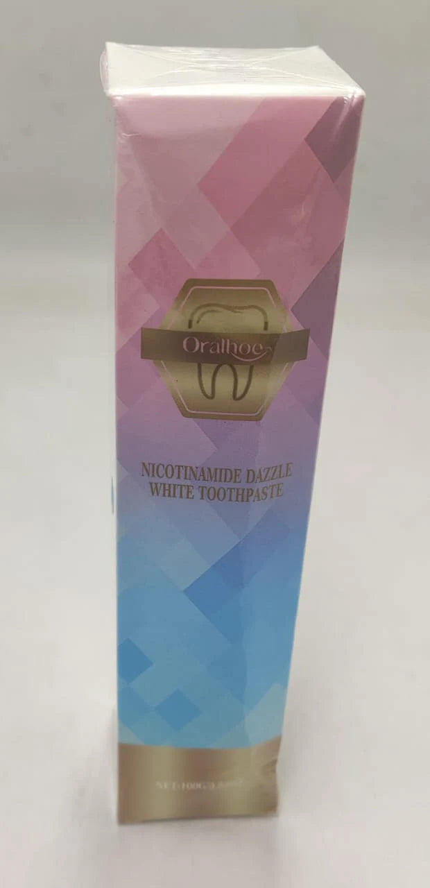 Oralhoe Nicotinamide Dazzle White Toothpaste 100g UAE | Whitening Toothpaste for Fresh Breath