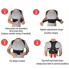 Shoulder Back Support Belt UAE | Adjustable Posture Corrector & Back Support