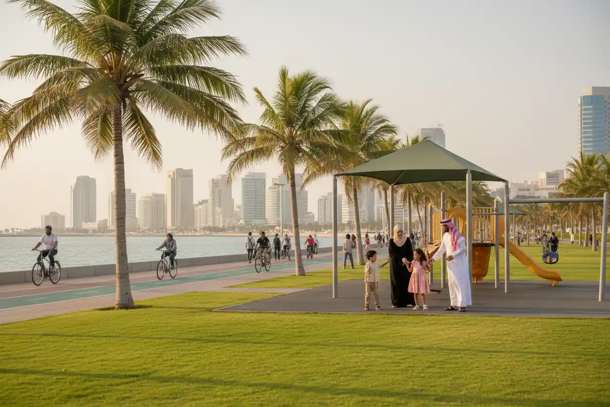 Al Khobar with kids